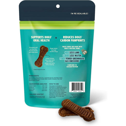 Jiminy's Dental Chew Dog Treats for Extra Small Dogs 38Ct - Poudre Pet and Feed Supply